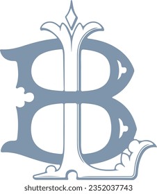 B L logo wedding logo' Bl letter monogram 