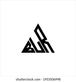 B L R letter logo creative design. BLR icon