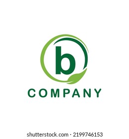 B Landscaping Logo Template Monogram Stock Vector (Royalty Free ...