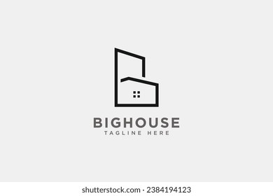 B logotipo de construcción e icono