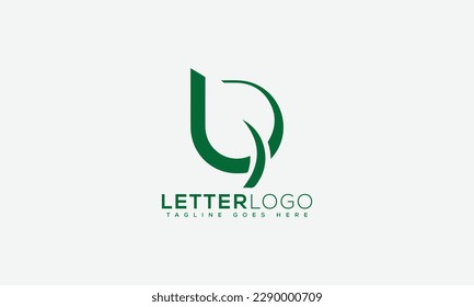B Leaf Logo Design Template Vector Graphic Branding Element.