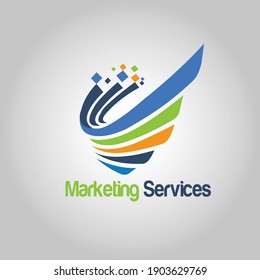 Diseño de logotipo abstracto de letras B
