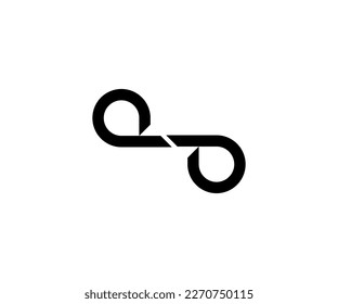 b letra plantilla de logotipo vectorial abstracto.