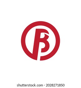 B Letter Alphabet font logo vector design