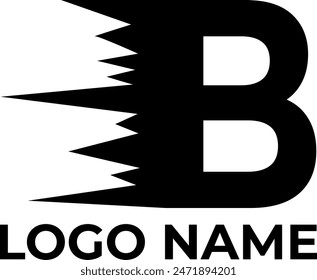 B letter alphabet logo for company