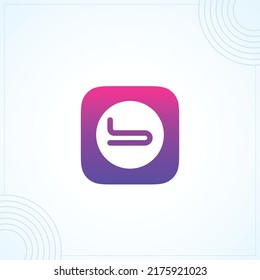App-Symbol für moderne kreative Premium-Logo-Design, Vektorgrafik-Vorlage