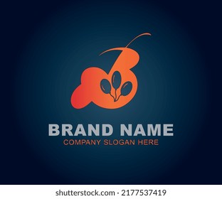 B letter with balloons in cartoon flat style isolated on a Dark blue background. Vector set
