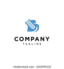
B Letra libro de vectores icono del logotipo de vectores Plantilla vectorial