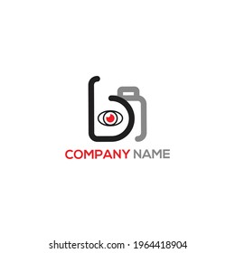 B Letter With Camera Logo