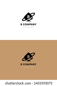 B letter company logo template.