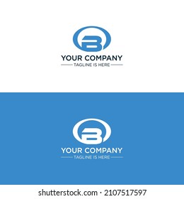B Letter Creative Logo Design Template