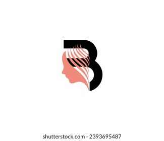 B letter creative logo design element