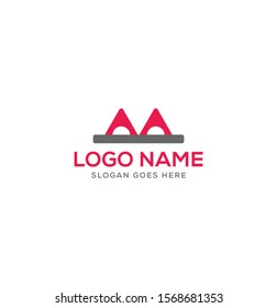 B letter or Cute cat logo design template