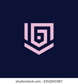 B Letter Design Vector Illustration Modern Monogram Icon