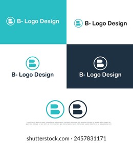 B Letter Design Vector Illustration B logo elements Wing icon design