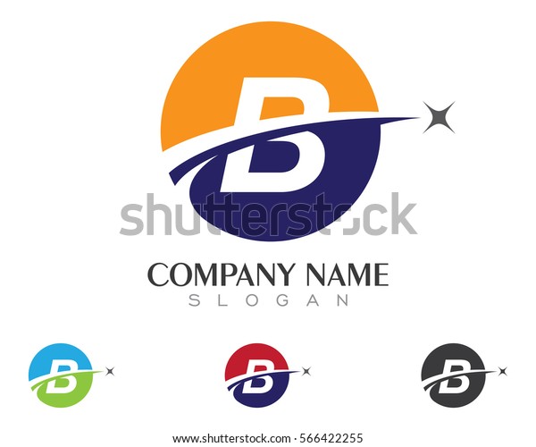 B Letter Faster Logo Template Vector Stock Vector (Royalty Free) 566422255