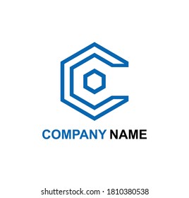 
B letter geometricl chat icon logo design, perfect for company