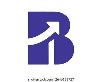 B Letter Growth Logo Design