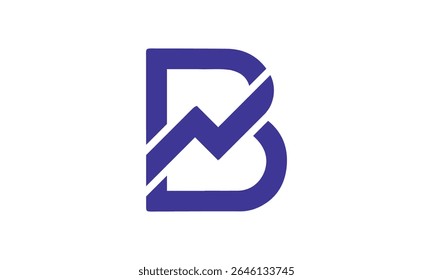 B Letter Growth Logo Design