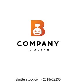 
B Letter halloween Vector logo icon vector Template.