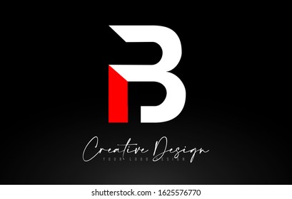 B Letter Icon Design With Creative Modern Look and Teal Background.  Vector Illustration.