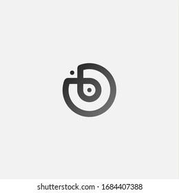 B letter icon logo vector design template