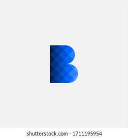 Design-Vorlage für das Logo des B-Buchstabens Vektorillustration