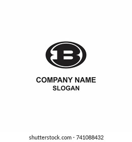 B letter initial logo.