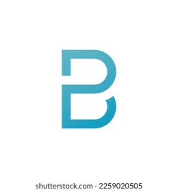 B-Buchstaben Vorlage für das ursprüngliche Logo-Design