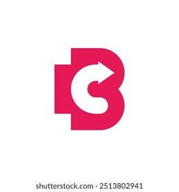 B letter Initial Logo design Template