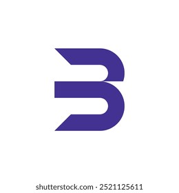 B letter Initial Logo design Template