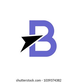 B letter initials logo