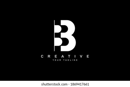 B Letter interesting logo vector. Unique stylish.