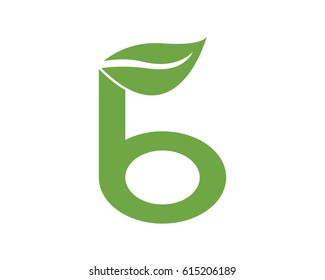 B Letter Leaf Logo