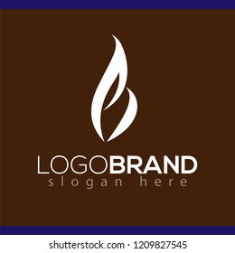 B Letter line abstract Logo vector element. Abstract Line Logo