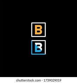 Abstrakte Gestaltung des B-Briefzeichens