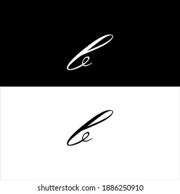 Diseño abstracto del logotipo de letra B sobre fondo de color blanco. b monograma