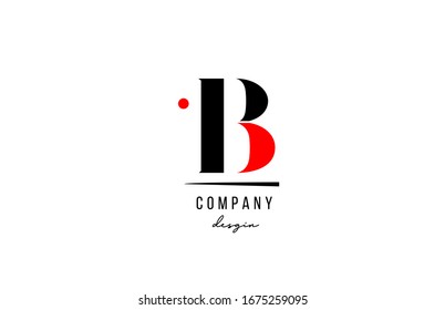 B letter logo alphabet design icon for company and business