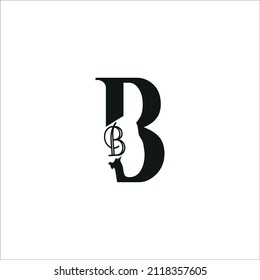 B LETTER LOGO ART VECTOR ILLUTRATION