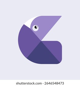 b letter logo, bird logo 