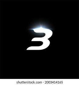 B letter logo, bold italic letter for automotive, speed race, sport label design and dynamic monogram. Vector futuristic and space logotype design
