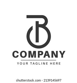 B letter logo for Brand company and business vector design.