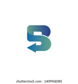 B letter logo for Business template icon design