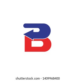 B letter logo for Business template icon design
