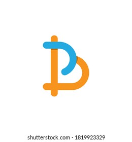 B Letter logo business template vector icon