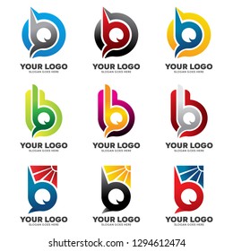 B LETTER LOGO COLLECTION SET