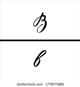 B letter logo concept design