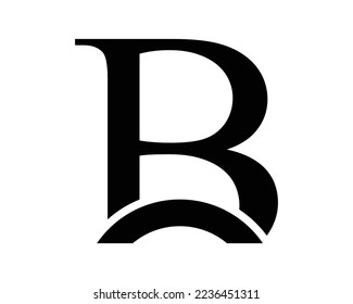 B-Brief-Logo, kreativer Design-Vektorgrafik
Vorlage