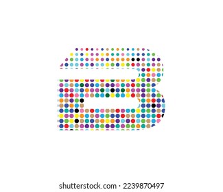 B-Brief-Logo, kreatives Design, Vektorgrafik-Vorlage