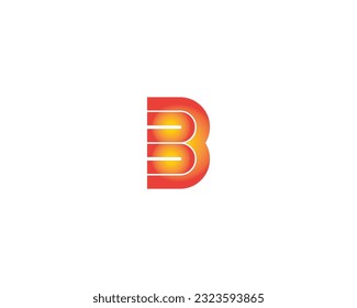 B letter logo creative design vector logo element